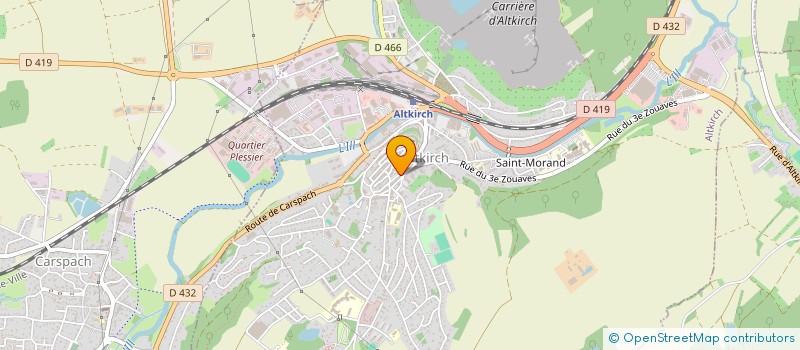 localisation de l'entreprise GH IMMO  ALTKIRCH