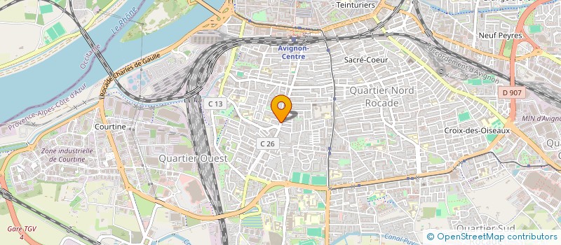 localisation de l'entreprise GH IMMOBILIER  AVIGNON