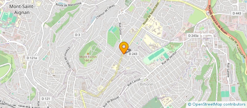 localisation de l'entreprise GH IMMOBILIERE  BIHOREL