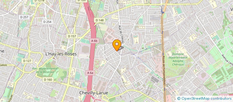 localisation de l'entreprise GH-INFORMATIQUE  L'HAY-LES-ROSES