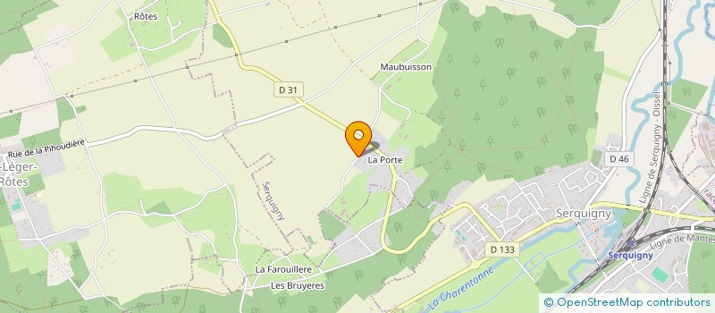 localisation de l'entreprise GH INVEST à SERQUIGNY