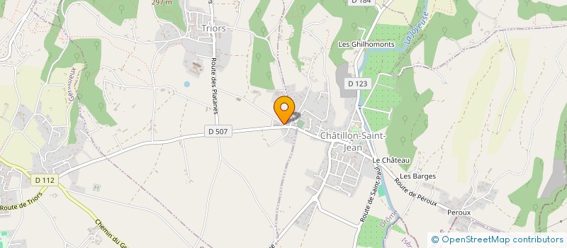 localisation de l'entreprise GH INVEST' à TRIORS