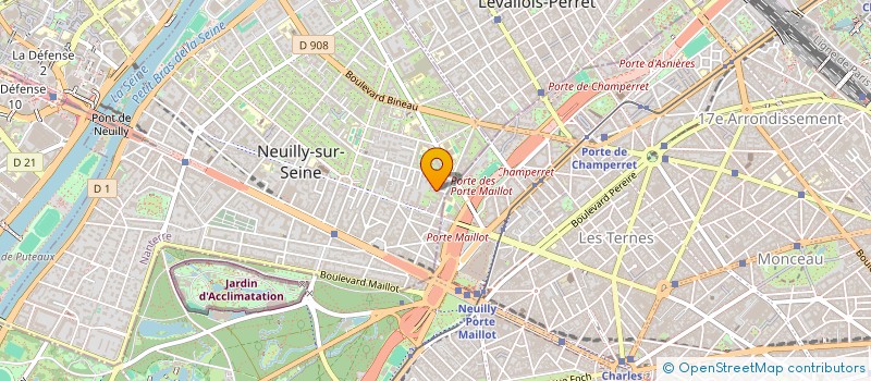 localisation de l'entreprise GH INVEST à NEUILLY-SUR-SEINE