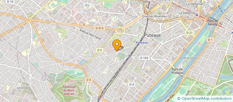 localisation de l'entreprise GH INVESTISSEMENT à SURESNES