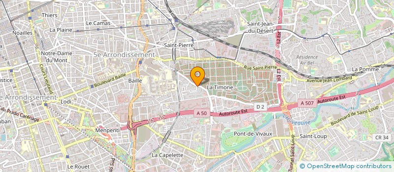 localisation de l'entreprise GH INVESTISSEMENT  MARSEILLE