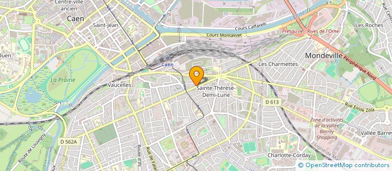 localisation de l'entreprise GH LAVERIE à CAEN