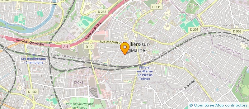 localisation de l'entreprise GH LE MAROIS 16  VILLIERS-SUR-MARNE