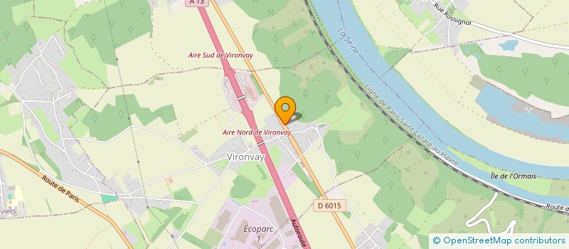 localisation de l'entreprise GH MACONNERIE GENERALE  VIRONVAY