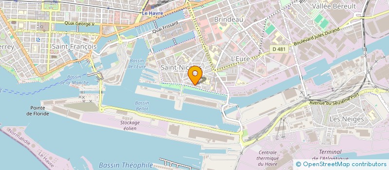 localisation de l'entreprise GH PARTNERS  LE HAVRE