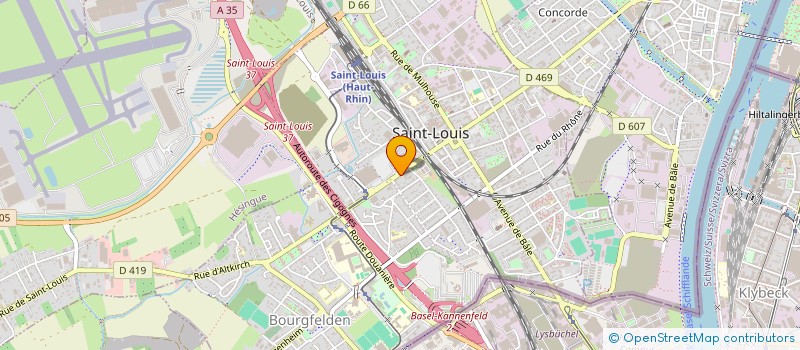 localisation de l'entreprise GH PRO  SAINT-LOUIS