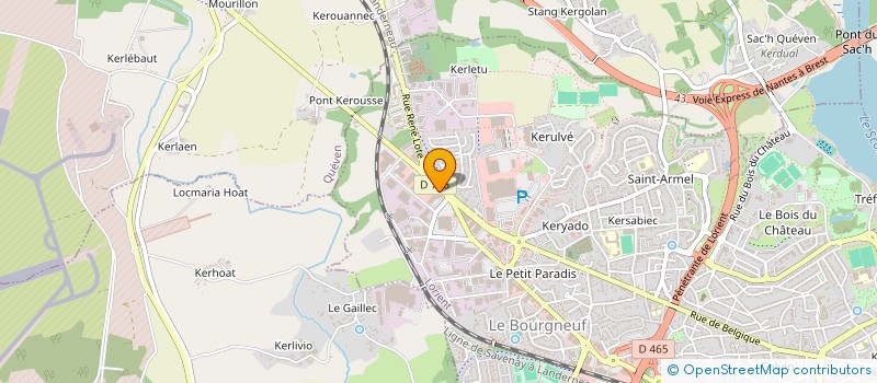 localisation de l'entreprise GH RUNNING  LORIENT