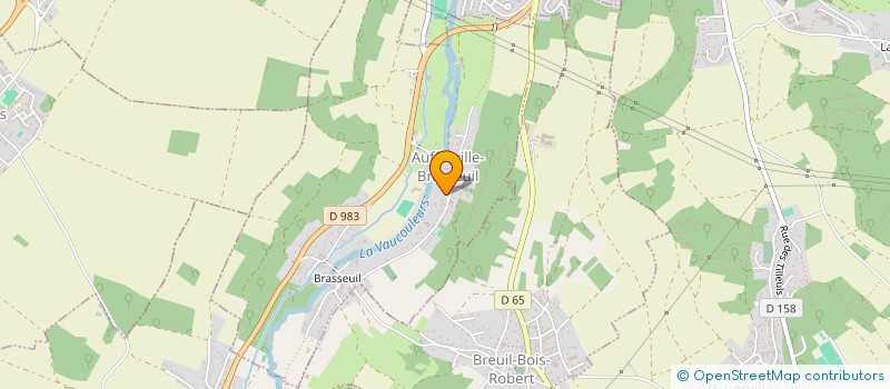 localisation de l'entreprise GH SERVICES à AUFFREVILLE-BRASSEUIL