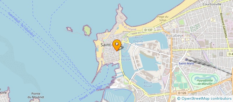 localisation de l'entreprise GH SERVICES à SAINT-MALO