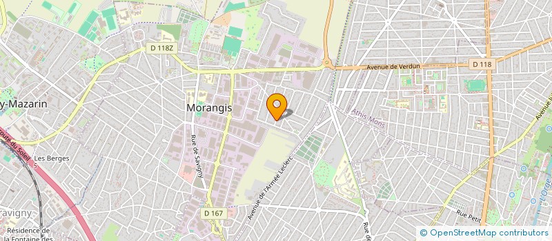 localisation de l'entreprise GH SERVICES à MORANGIS
