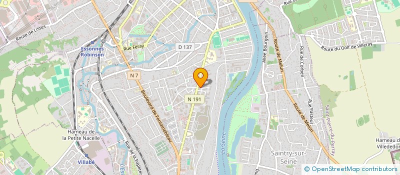 localisation de l'entreprise GH SERVICES  CORBEIL-ESSONNES