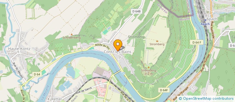 localisation de l'entreprise GH-VENTILATION  CONTZ-LES-BAINS