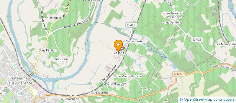 localisation de l'entreprise GH2M à CHATEAUNEUF-SUR-CHARENTE