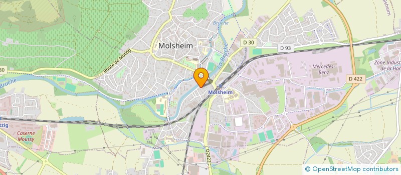 localisation de l'entreprise GH4D à MOLSHEIM