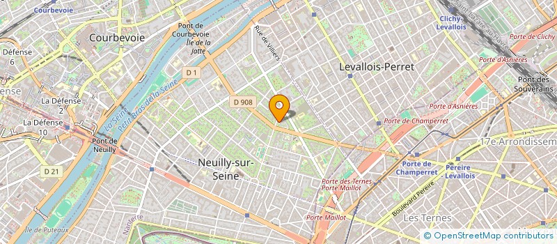 localisation de l'entreprise GH61 à NEUILLY-SUR-SEINE