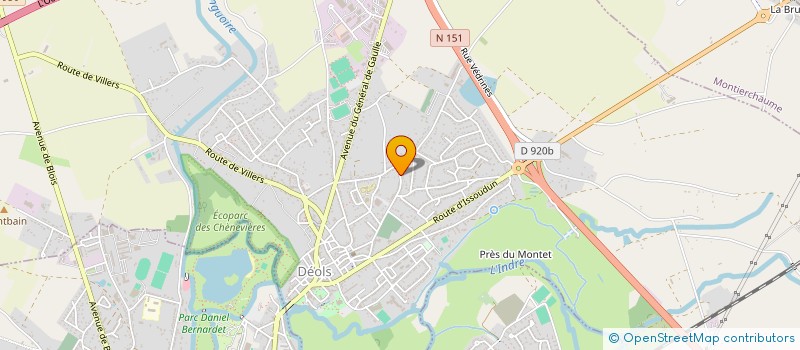 localisation de l'entreprise GHADDE PERRIN à DEOLS