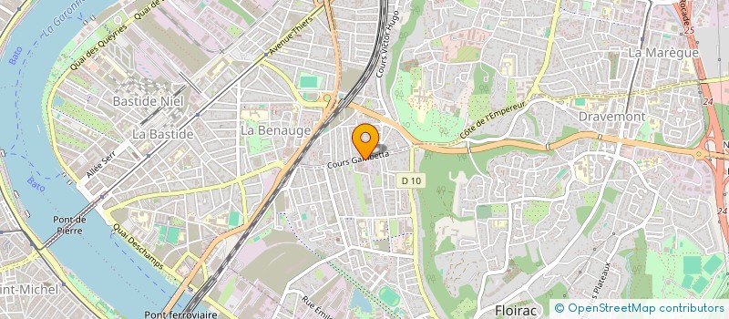 localisation de l'entreprise GHADJ BUILDING  FLOIRAC