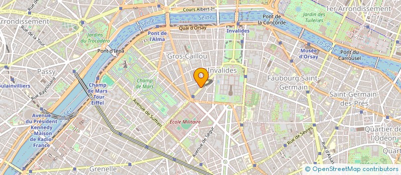 localisation de l'entreprise GHAFIR/LEFEVRE  PARIS