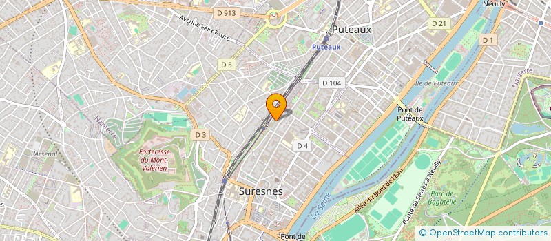 localisation de l'entreprise GHALY VTC à SURESNES