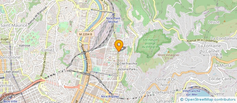 localisation de l'entreprise GHAM à NICE