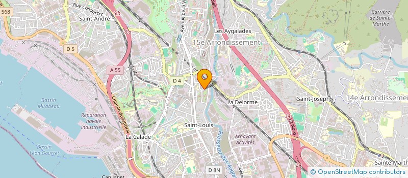 localisation de l'entreprise GHAMCAR à MARSEILLE