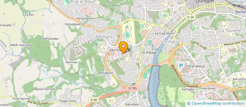 localisation de l'entreprise GHAMMOURI à QUIMPER