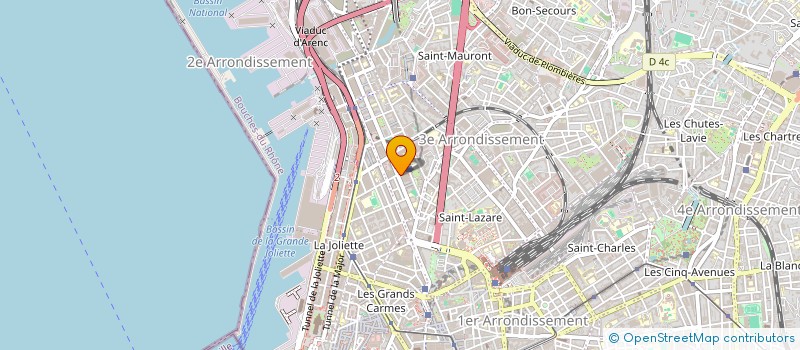 localisation de l'entreprise GHAMMOURI BTP à MARSEILLE