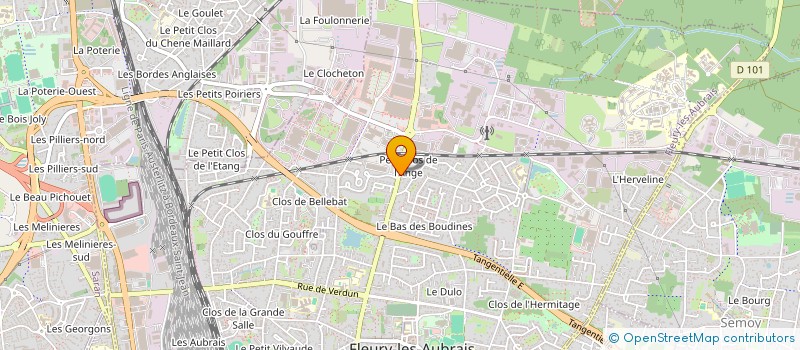 localisation de l'entreprise GHANDAL à FLEURY-LES-AUBRAIS