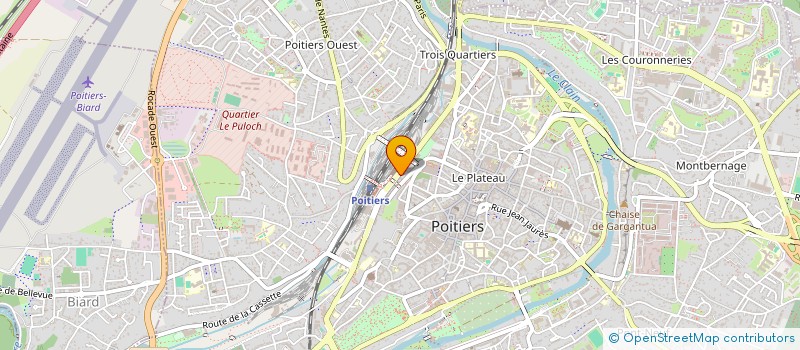 localisation de l'entreprise GHANES-BOUTY  POITIERS