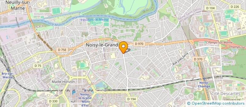 localisation de l'entreprise GHANIA INVEST à NOISY-LE-GRAND