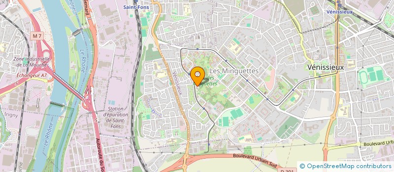 localisation de l'entreprise GHANIA TRANSPORT  VENISSIEUX