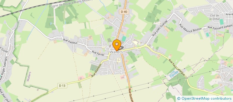 localisation de l'entreprise GHARBO à WALLERS