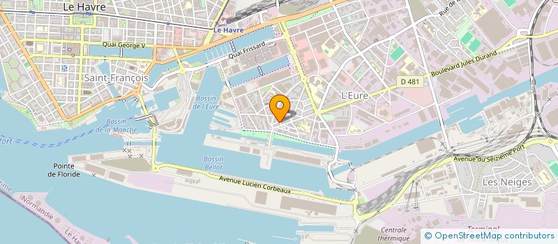 localisation de l'entreprise GHARRAM PRESTATIONS à LE HAVRE