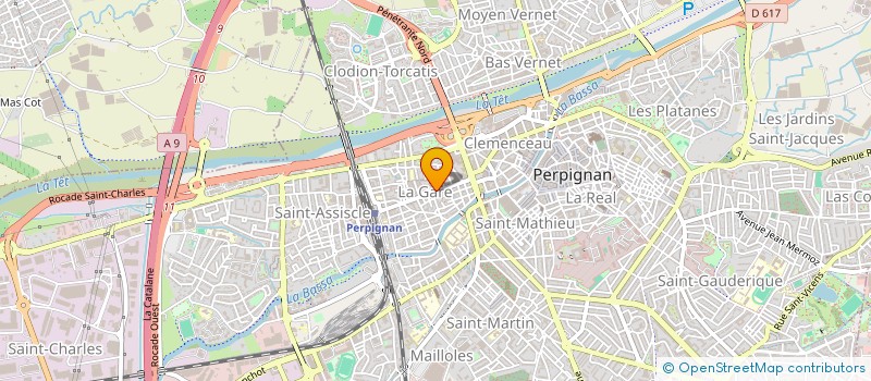 localisation de l'entreprise GHAS à PERPIGNAN