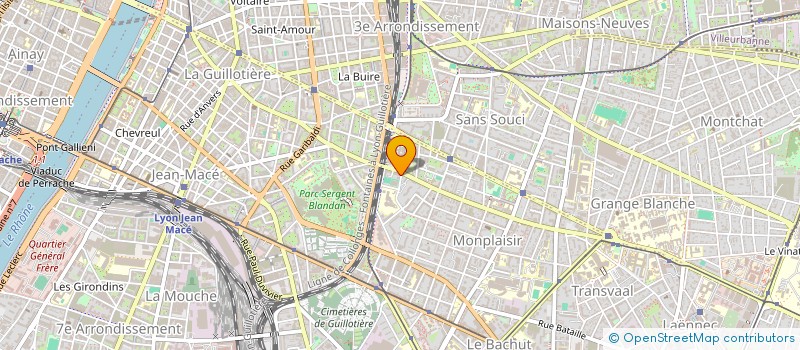 localisation de l'entreprise GHASSEM KMF ETANCHEITE  LYON