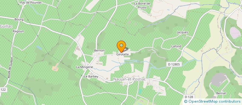 localisation de l'entreprise GHAT PRODUCTION SARL  NAUJAN-ET-POSTIAC