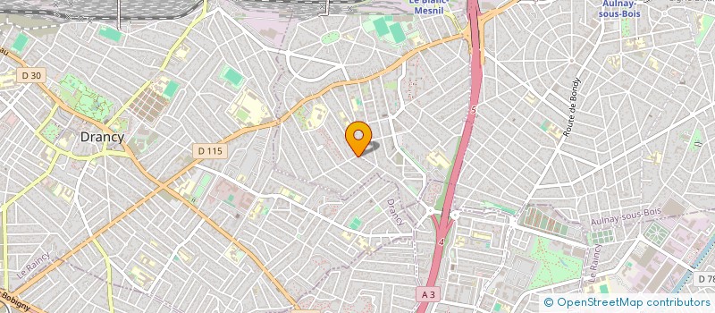 localisation de l'entreprise GHAZI COUVERTURE  LE BLANC MESNIL