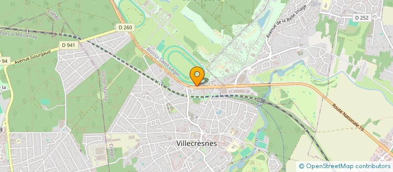 localisation de l'entreprise GHC  VILLECRESNES