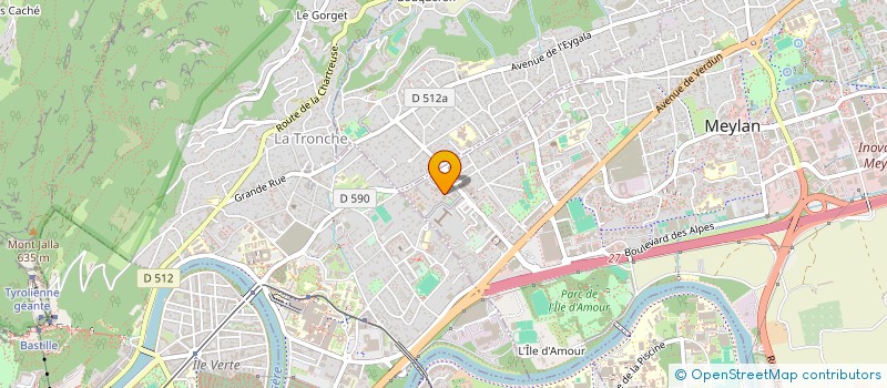 localisation de l'entreprise GHC & A à MEYLAN
