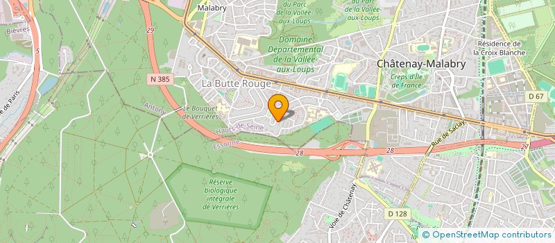 localisation de l'entreprise GHC ET CO à CHATENAY-MALABRY
