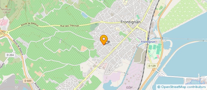 localisation de l'entreprise GHCG à FRONTIGNAN