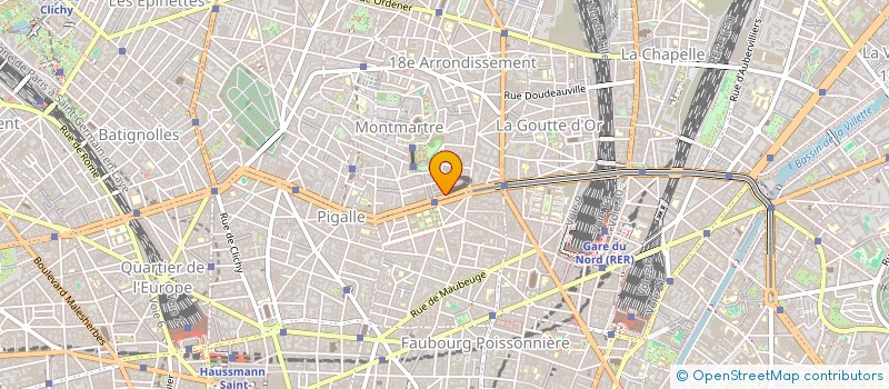 localisation de l'entreprise GHCS  PARIS  PARIS 18