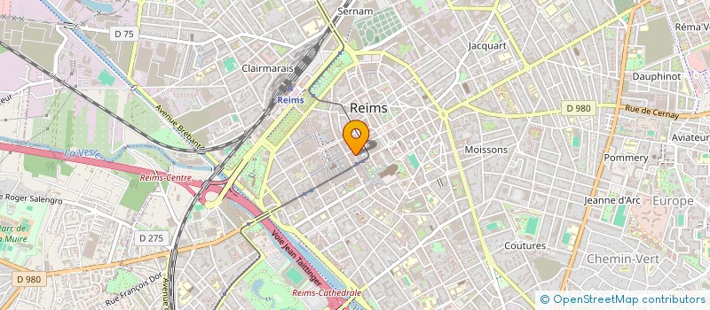 localisation de l'entreprise GHD  REIMS