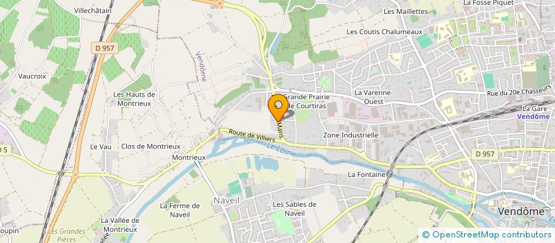 localisation de l'entreprise GHD GROUP  VENDOME