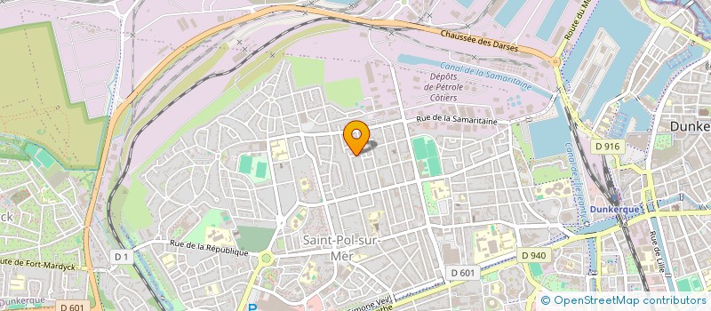 localisation de l'entreprise GHDK GENEALOGIE ET HISTOIRE DU DUNKERQUOIS à DUNKERQUE