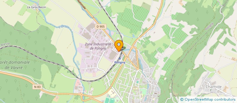 localisation de l'entreprise GHDM  POLIGNY